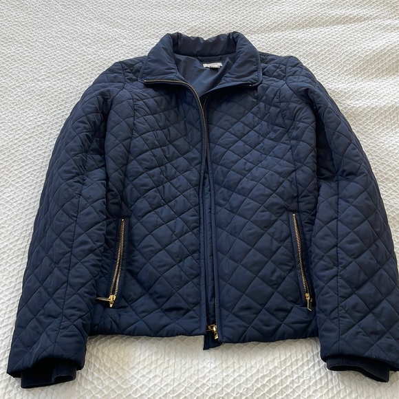 J. Crew Jackets & Blazers - JCREW Quilted Navy Jacket